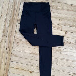 Lululemon Legging, Crop Black Luxtreme, Size 2